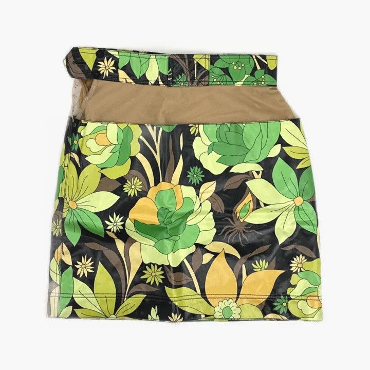 Fendi Fendi Floral Print Mini Skirt for Women 0079 Size 40" / US 18 - 3 Thumbnail