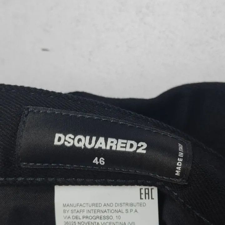 Dsquared2 DSQUARED2 FW21 Black Slim Fit Jeans 0079 Size US 44 / EU 60 - 7 Thumbnail