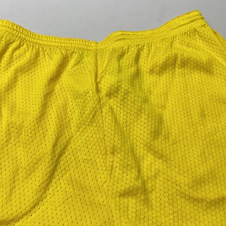Dsquared2 DSQUARED2 Yellow Breathable Mesh Shorts 0079 Size US 30 / EU 46 - 5 Thumbnail