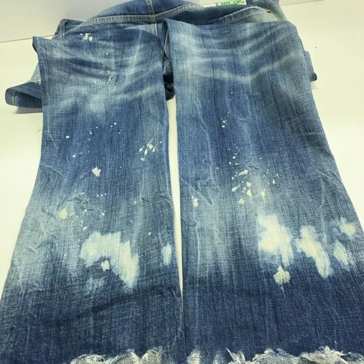 Dsquared2 DSQUARED2 FW22 Distressed Slim Fit Denim Jeans 0079 Size US 44 / EU 60 - 12 Thumbnail