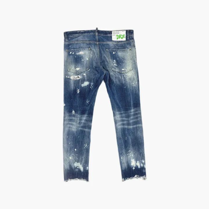 Dsquared2 DSQUARED2 FW22 Distressed Slim Fit Denim Jeans 0079 Size US 44 / EU 60 - 3 Thumbnail