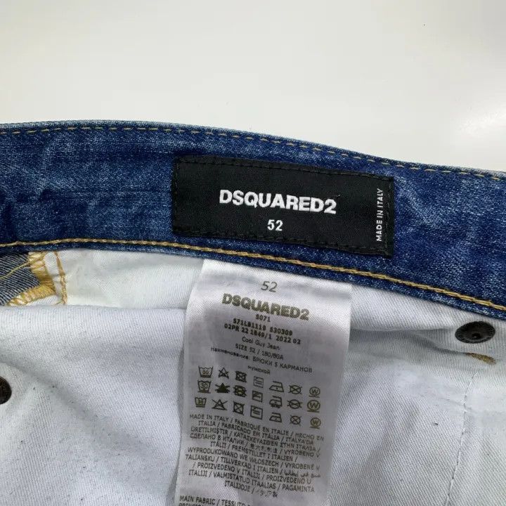 Dsquared2 DSQUARED2 FW22 Distressed Slim Fit Denim Jeans 0079 Size US 44 / EU 60 - 5 Thumbnail