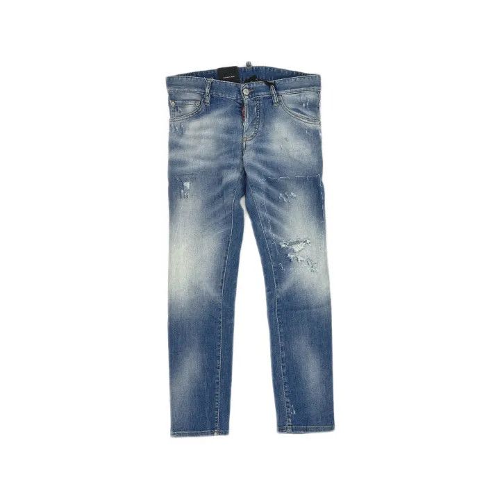 Dsquared2 DSQUARED2 Slim Fit Light Blue Denim Pants 0079 Size US 44 / EU 60 - 2 Thumbnail