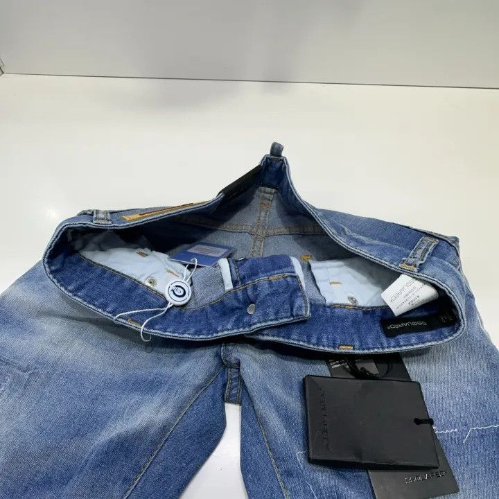 Dsquared2 DSQUARED2 Slim Fit Light Blue Denim Pants 0079 Size US 44 / EU 60 - 7 Thumbnail
