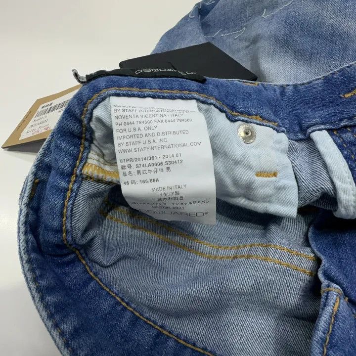 Dsquared2 DSQUARED2 Slim Fit Light Blue Denim Pants 0079 Size US 44 / EU 60 - 5 Thumbnail