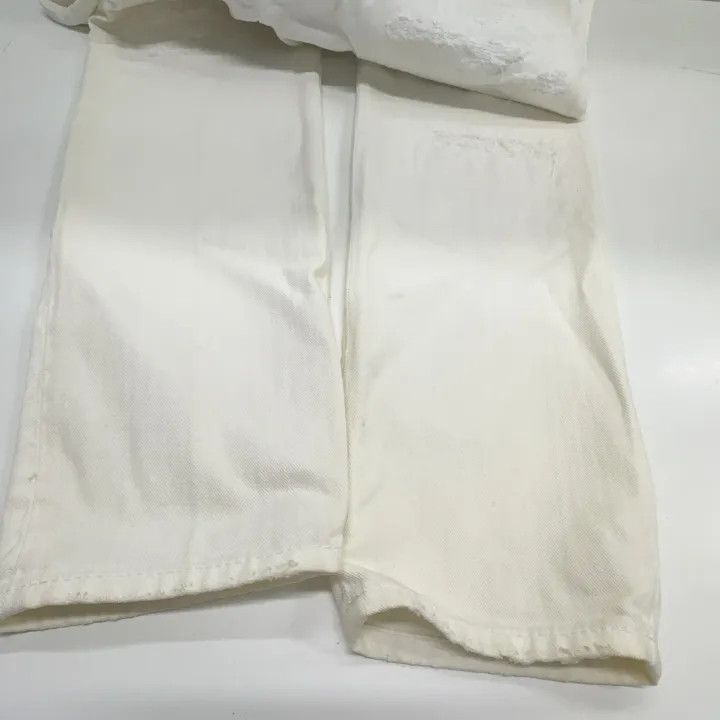 Dsquared2 DSQUARED2 Slim Fit White Denim Pants for Men 0079 Size US 44 / EU 60 - 13 Thumbnail