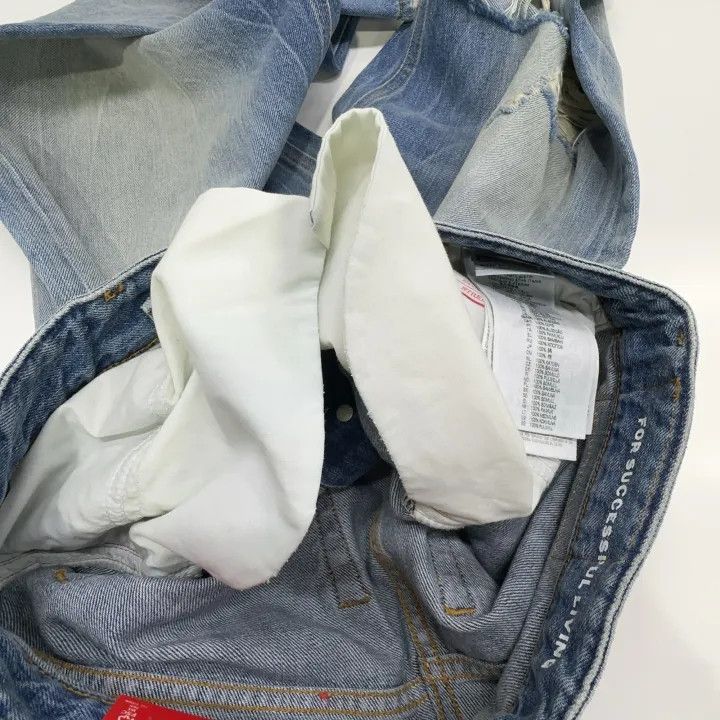 Diesel Diesel 1996 D-Sire Distressed Denim Pants 0079 Size US 26 / EU 42 - 7 Thumbnail