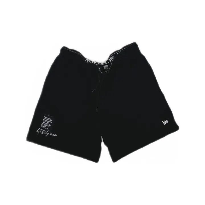 Yohji Yamamoto Yohji Yamamoto x New Era Black Logo Pullover Shorts 0079 Size US 30 / EU 46 - 2 Thumbnail