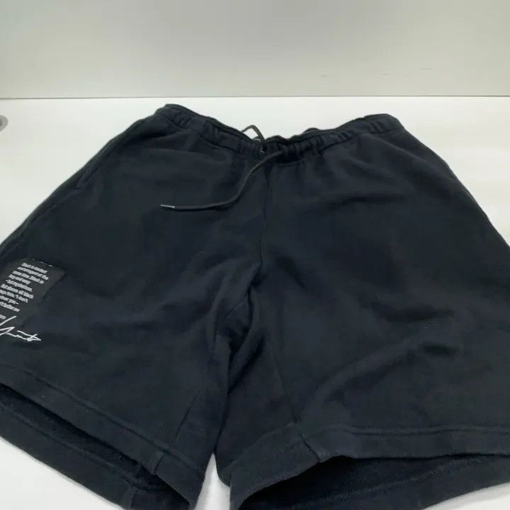 Yohji Yamamoto Yohji Yamamoto x New Era Black Logo Pullover Shorts 0079 Size US 30 / EU 46 - 8 Thumbnail