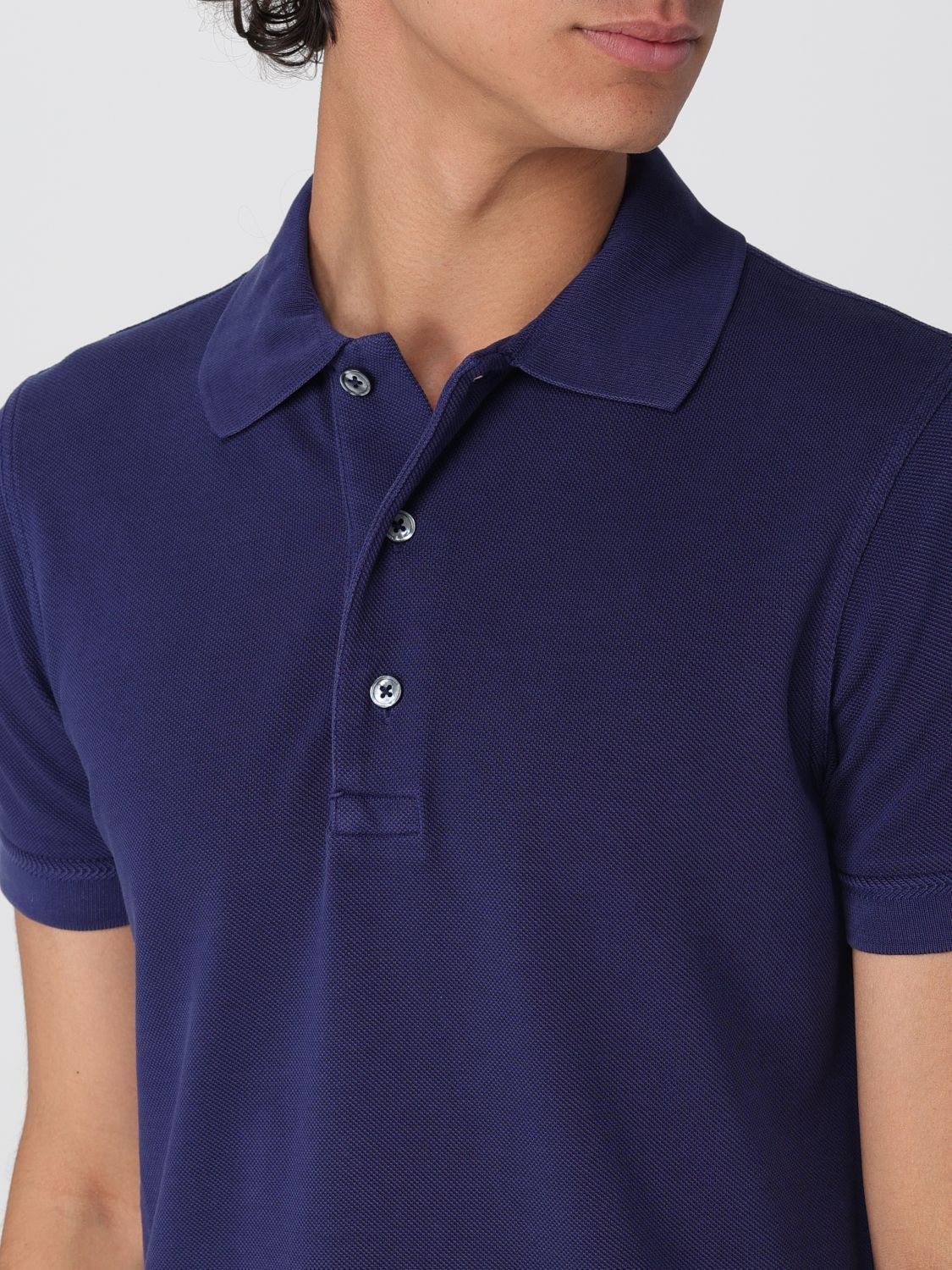 Tom Ford Tom Ford Polo Shirt Men Blue Size US L / EU 52-54 / 3 - 4 Thumbnail