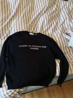 Supreme on sale cdg knit