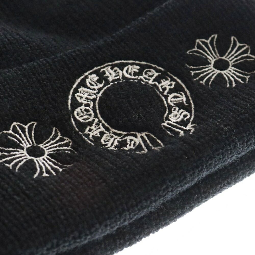 Chrome Hearts Wool Watch Cap CH Logo Embroidered Beanie Knit Hat