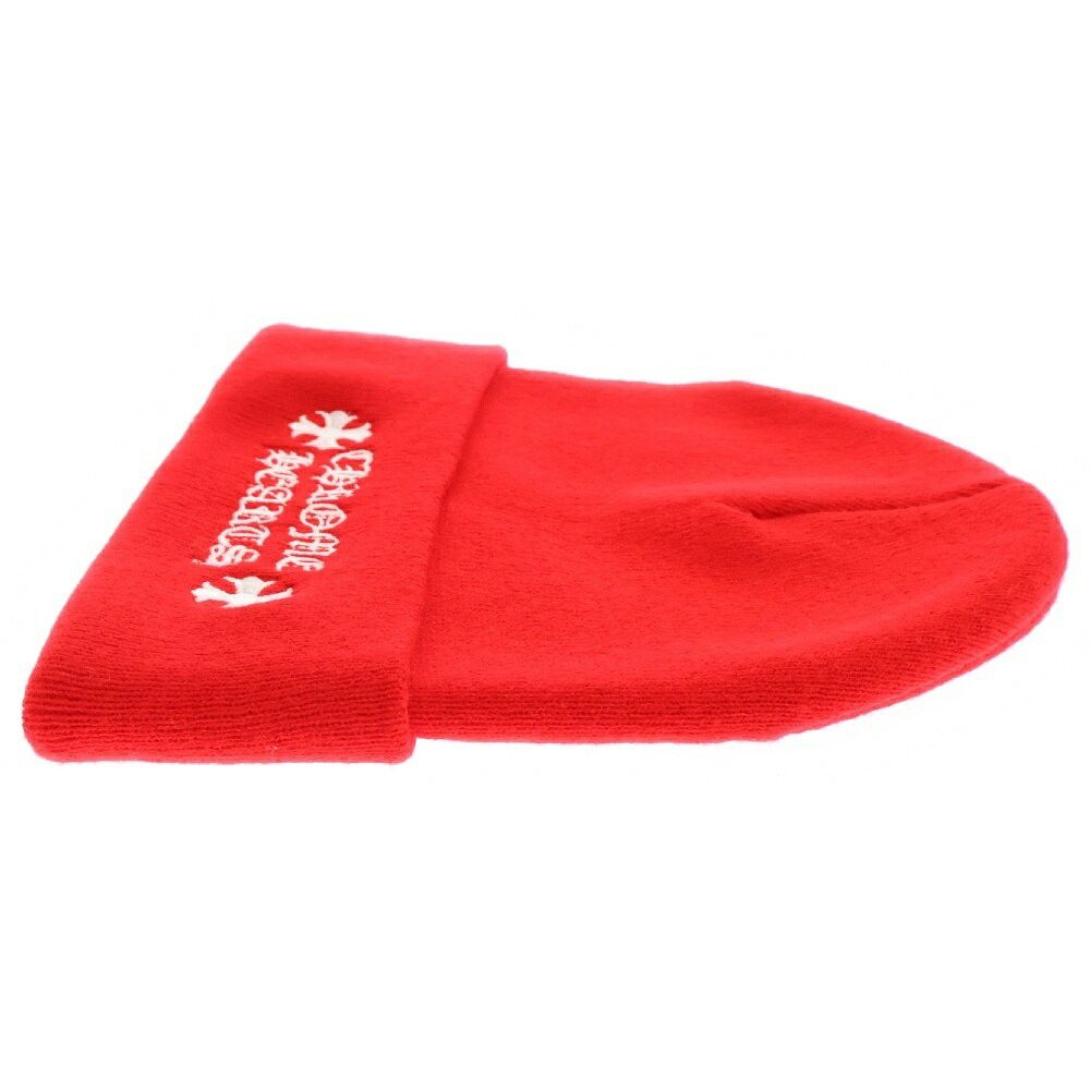 Chrome Hearts Wool Watch Cap Logo Embroidered Acrylic Beanie Knit Hat