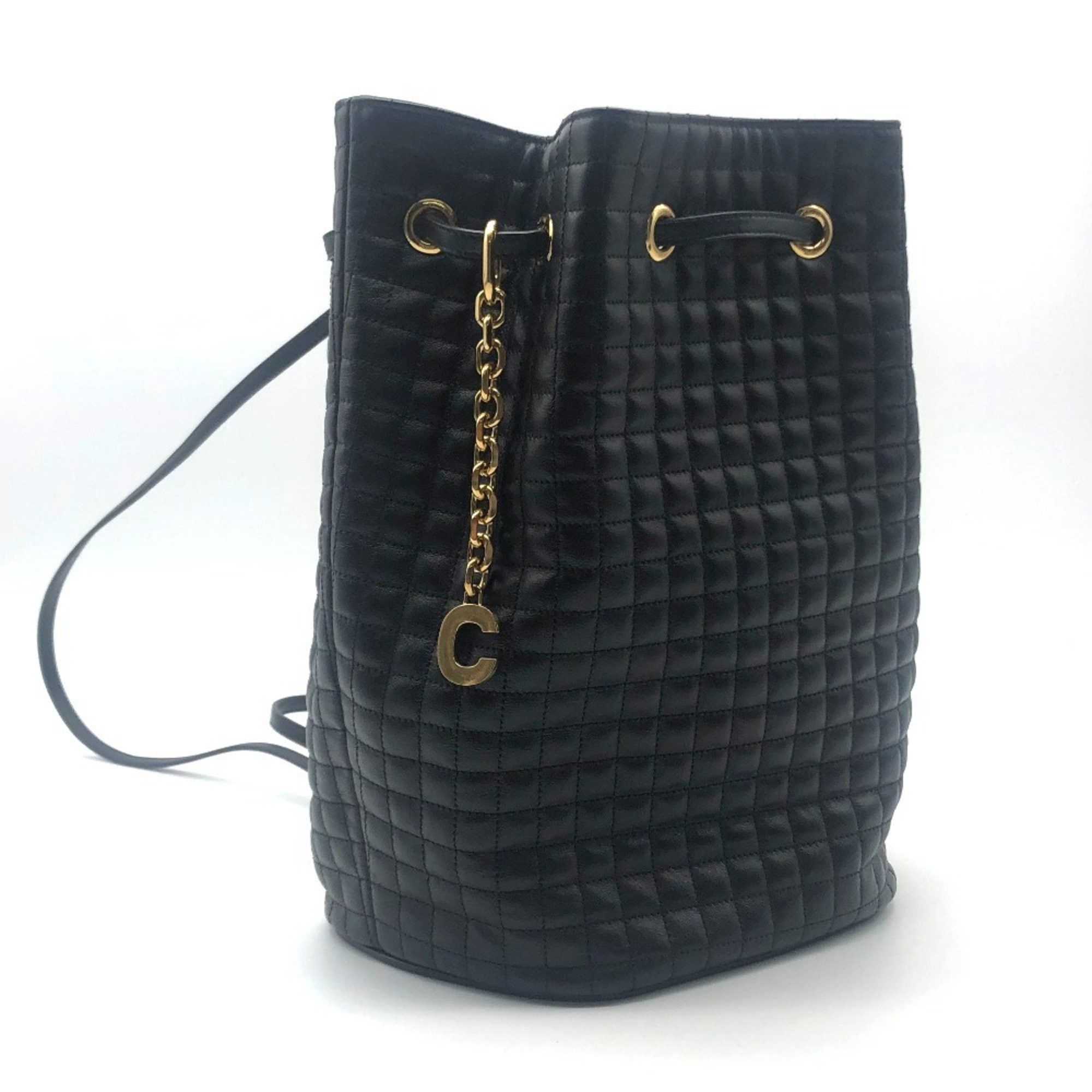 Leather Backpack Celine C Charm Backpack Céline C Charm Backpack