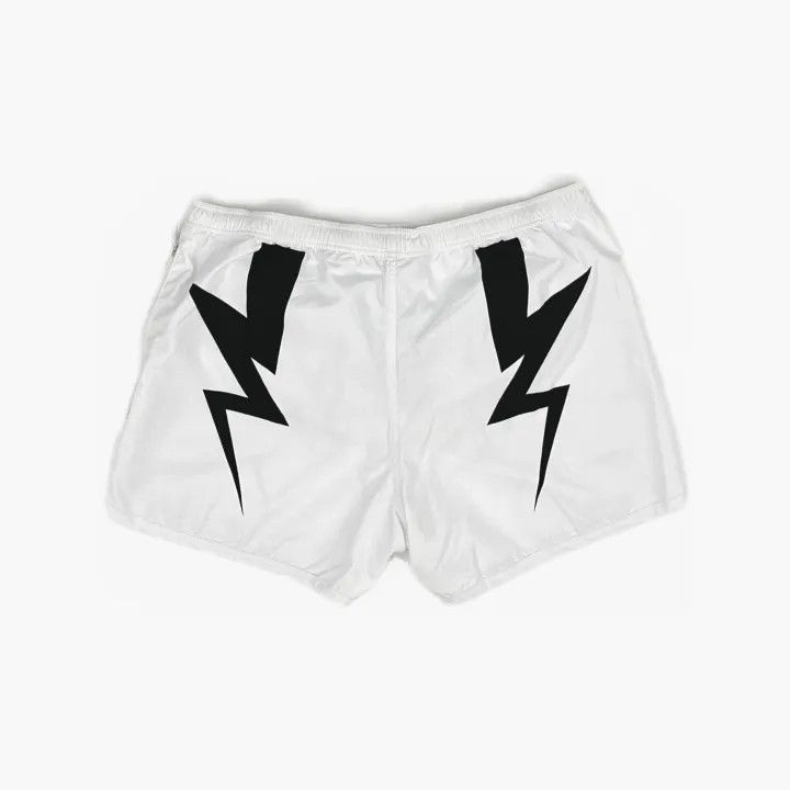 Neil Barrett Neil Barrett Lightning Print Casual Shorts 0079 Size US 30 / EU 46 - 3 Thumbnail