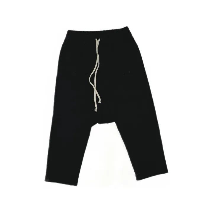 Rick Owens Rick Owens Black Casual Pants for Men 0079 Size US 44 / EU 60 - 2 Thumbnail