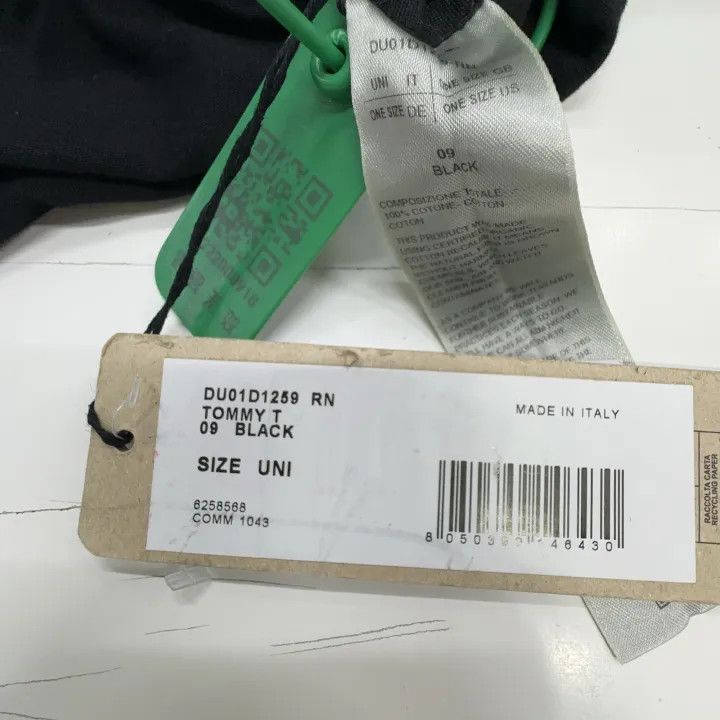 Rick Owens Rick Owens DRKSHDW Black Loose Short Sleeve T-Shirt 0079 Size US M / EU 48-50 / 2 - 2 Thumbnail