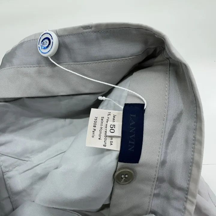 Lanvin Casual Solid Color Long Pants 0079