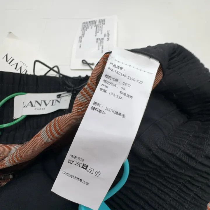 Lanvin Lanvin Casual Letter Print Shorts for Men 0079 Size US 44 / EU 60 - 3 Thumbnail