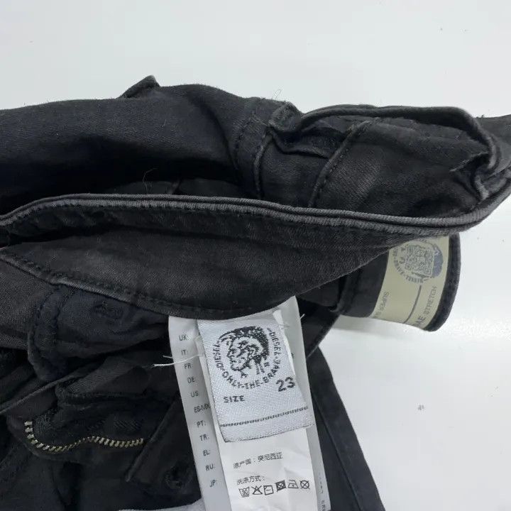 Diesel Diesel Black Slim Fit Denim Pants 0079 Size US 26 / EU 42 - 2 Thumbnail