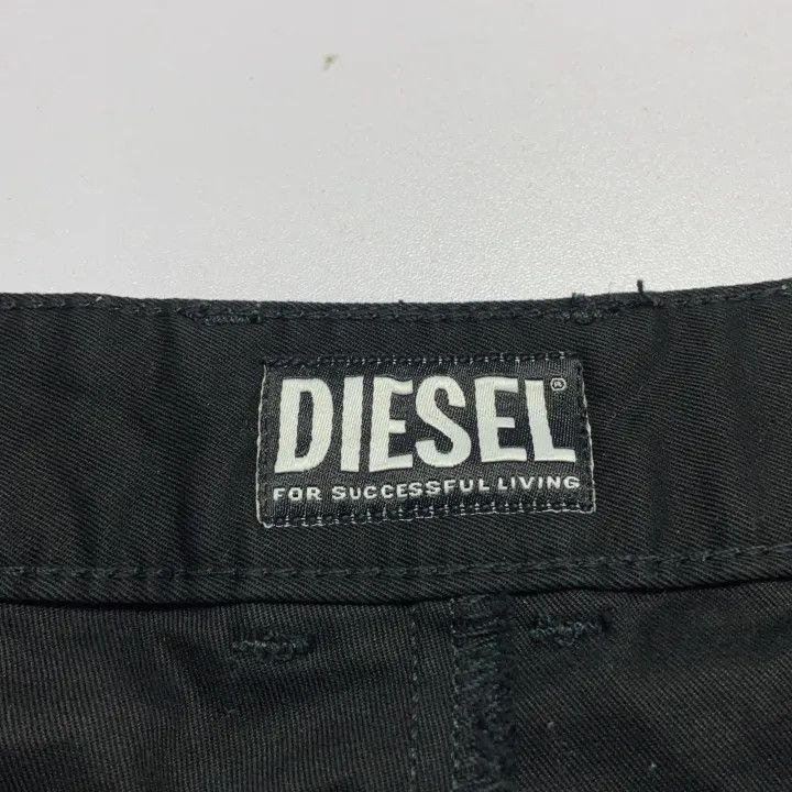 Diesel Diesel Black Casual Cargo Shorts for Men 0079 Size US 44 / EU 60 - 6 Thumbnail