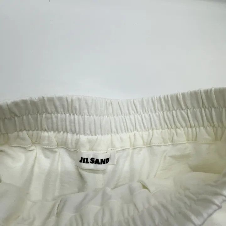 Jil Sander JIL SANDER SS23 Casual White Drawstring Shorts 0079 Size US 26 / EU 42 - 3 Thumbnail