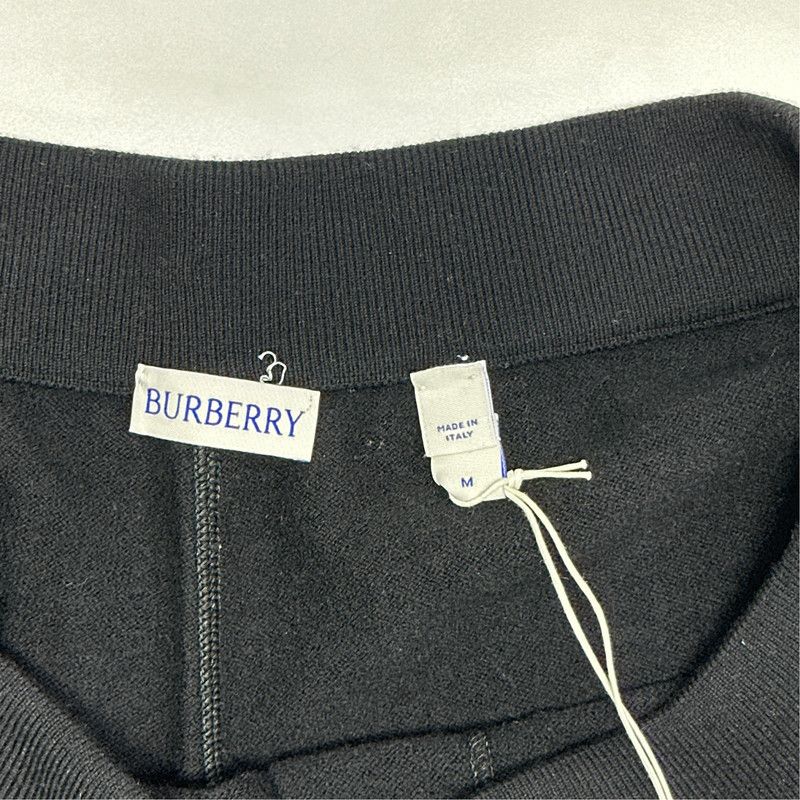 Burberry Burberry Black Knit Joggers for Men 0079 Size US 32 / EU 48 - 3 Thumbnail