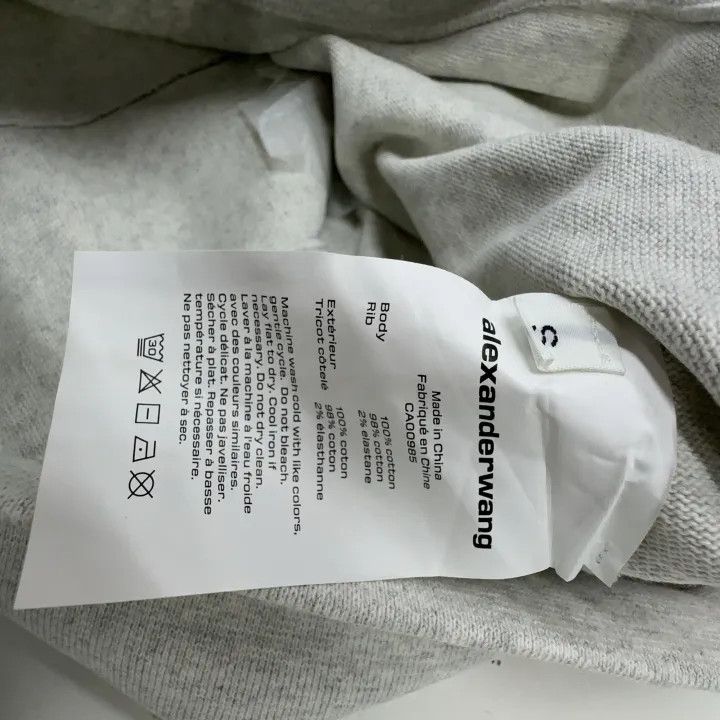 Alexander Wang Alexander Wang Gray Bodycon Mini Skirt 0079 Size 23" - 6 Thumbnail