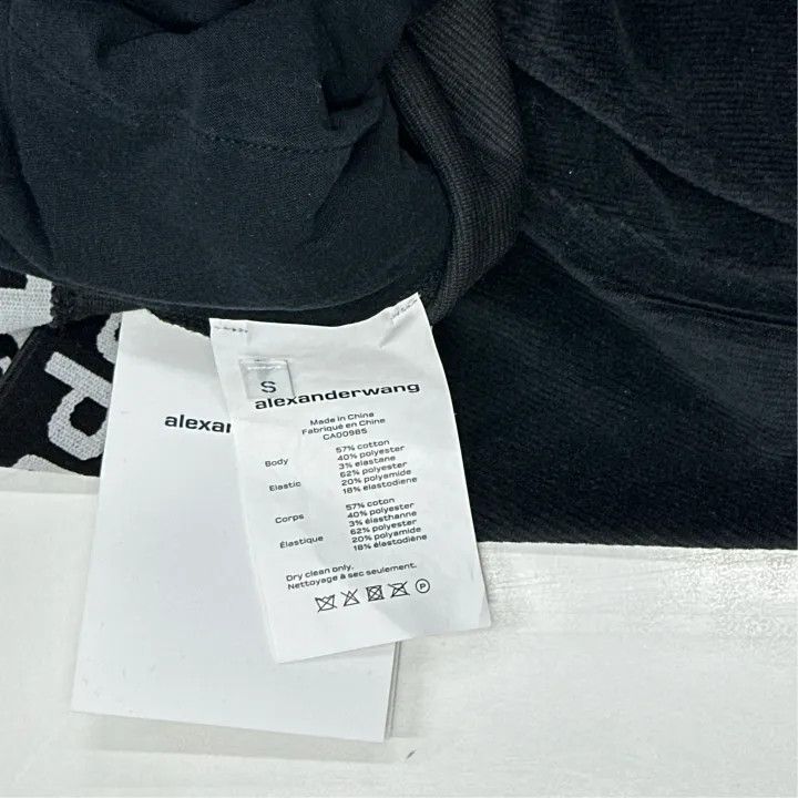 Alexander Wang Alexander Wang Black Corduroy Shorts for Women 0079 Size 24" / US 00 / IT 34 - 3 Thumbnail