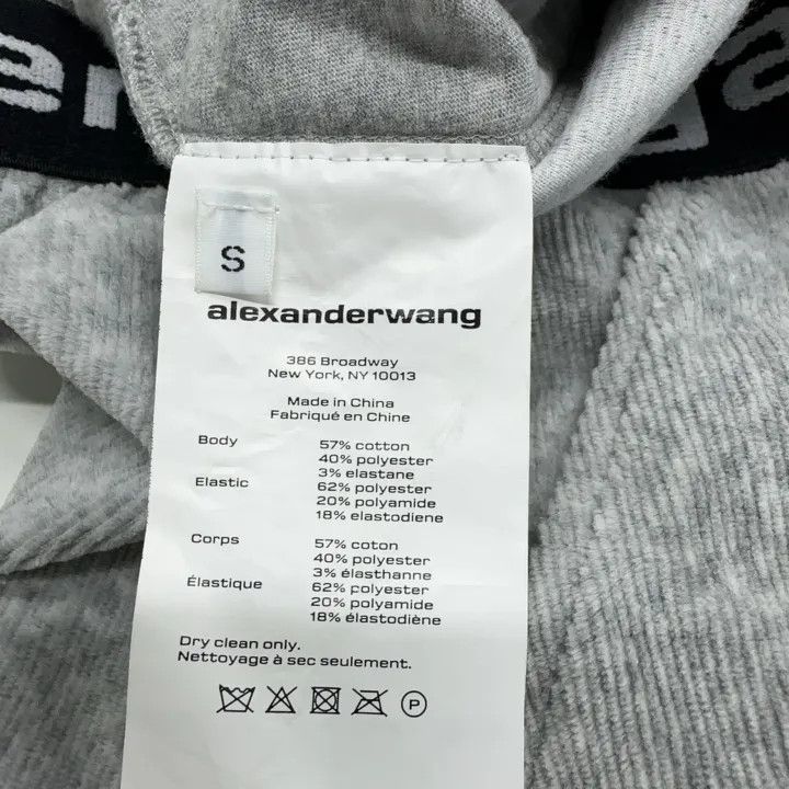 Alexander Wang Alexander Wang SS21 Logo Velvet Shorts for Women 0079 Size 24" / US 00 / IT 34 - 4 Thumbnail