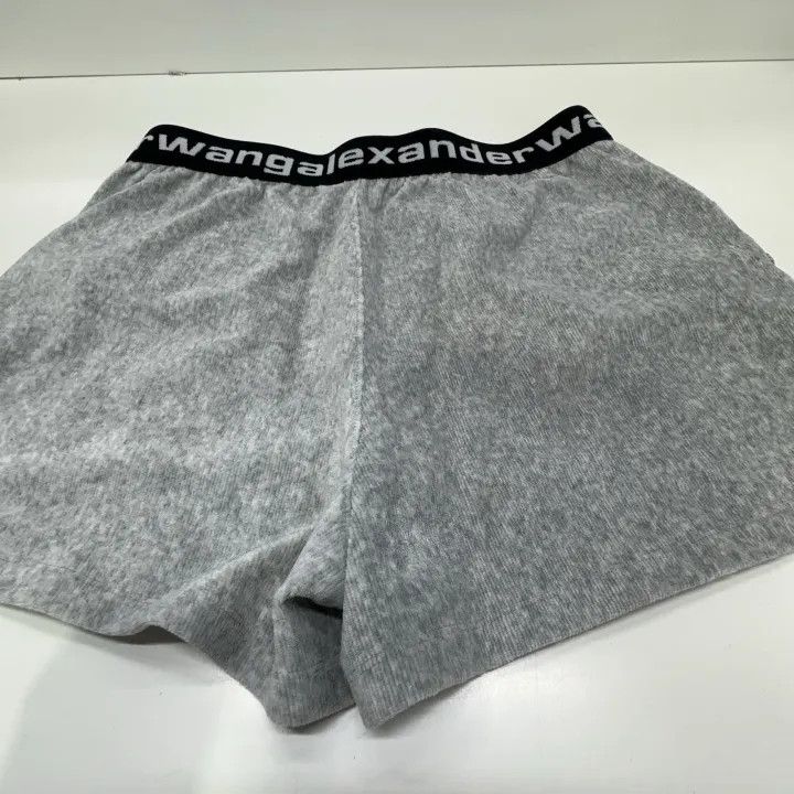 Alexander Wang Alexander Wang SS21 Logo Velvet Shorts for Women 0079 Size 24" / US 00 / IT 34 - 8 Thumbnail