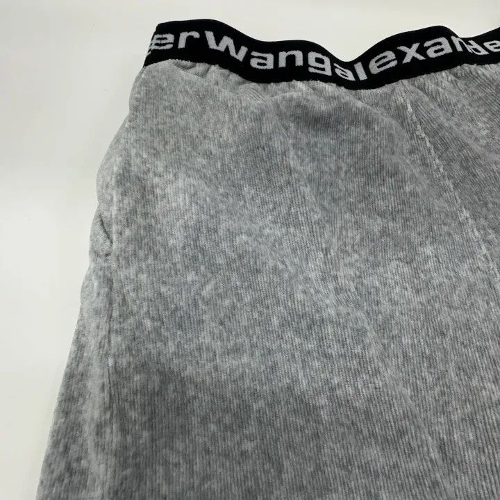 Alexander Wang Alexander Wang SS21 Logo Velvet Shorts for Women 0079 Size 24" / US 00 / IT 34 - 11 Thumbnail