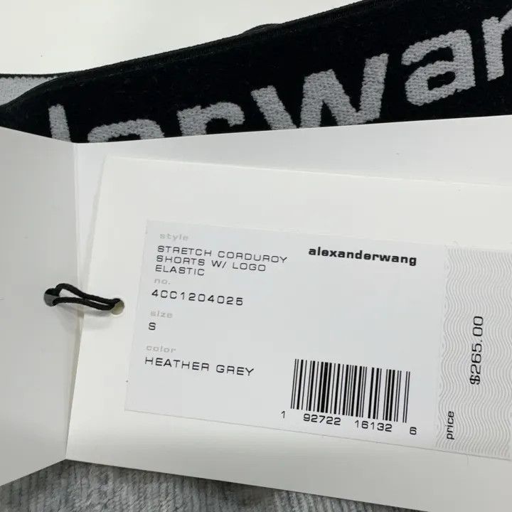 Alexander Wang Alexander Wang SS21 Logo Velvet Shorts for Women 0079 Size 24" / US 00 / IT 34 - 7 Thumbnail