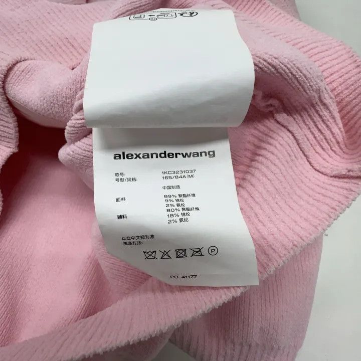 Alexander Wang Alexander Wang Pink Short Sleeve Sweatshirt 0079 Size M / US 6-8 / IT 42-44 - 6 Thumbnail
