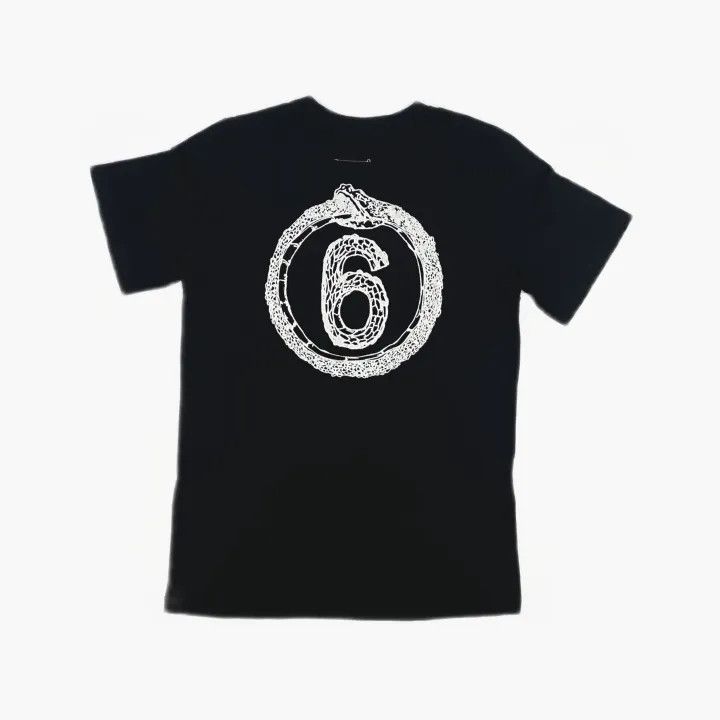 Maison Margiela MM6 Maison Margiela Black Short Sleeve T-Shirt 0079 Size S / US 4 / IT 40 - 3 Thumbnail