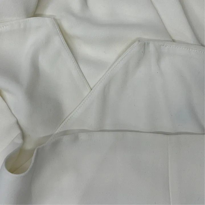 Sandro Sandro Asymmetrical Casual Skirt in White 0079 Size 22" - 7 Thumbnail