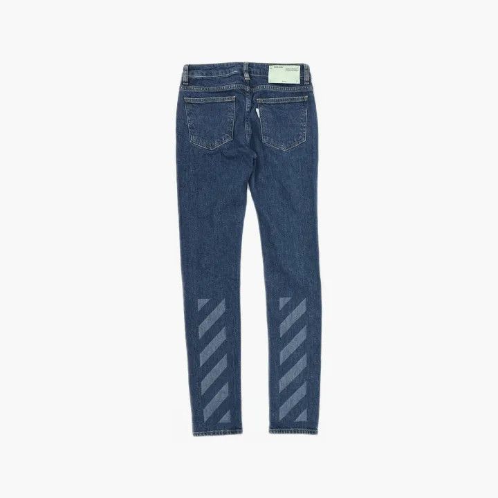 Off-White OFF-WHITE Classic Slim Fit Denim Pants 0079 Size 24" / US 00 / IT 34 - 3 Thumbnail