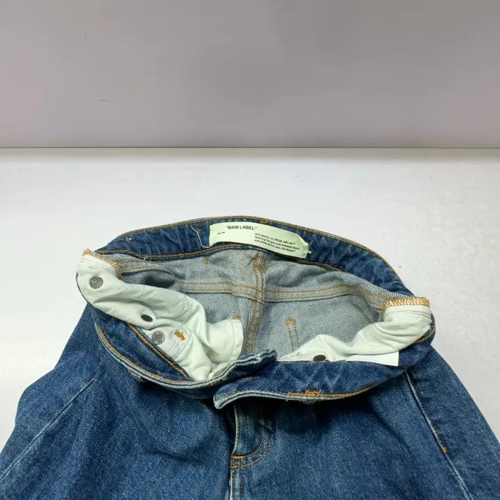 Off-White OFF-WHITE Classic Slim Fit Denim Pants 0079 Size 24" / US 00 / IT 34 - 7 Thumbnail