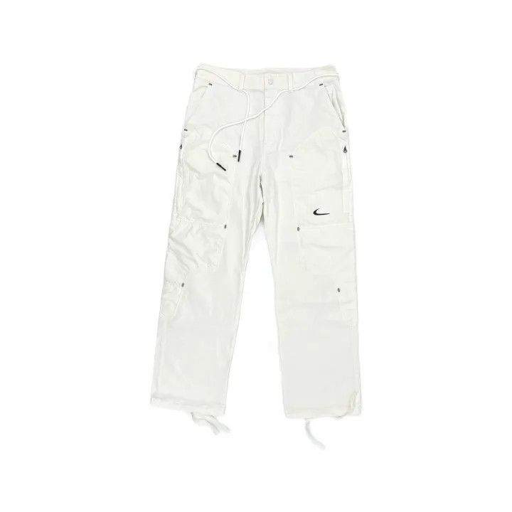 Off-White Nike x OFF-WHITE White Long Pants for Couples 0079 Size US 30 / EU 46 - 2 Thumbnail