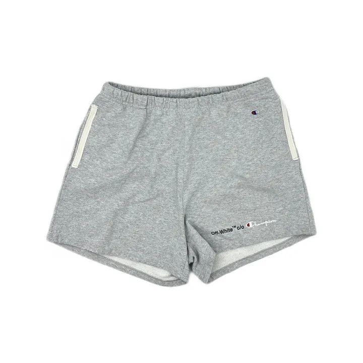 Off-White Off-White x Champion Gray Striped Shorts 0079 Size US 30 / EU 46 - 2 Thumbnail