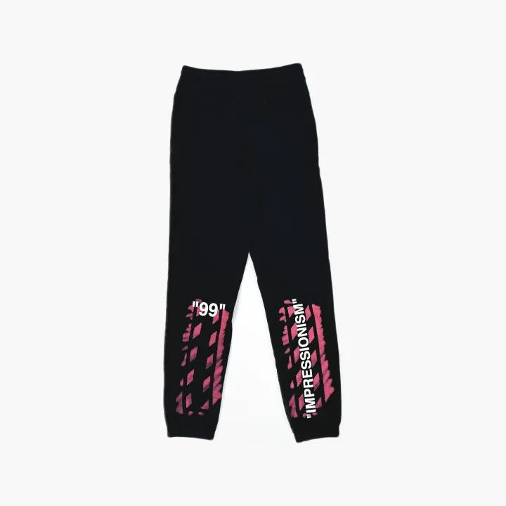 Off-White Off-White Drawstring Graphic Jogger Pants 0079 Size US 32 / EU 48 - 3 Thumbnail