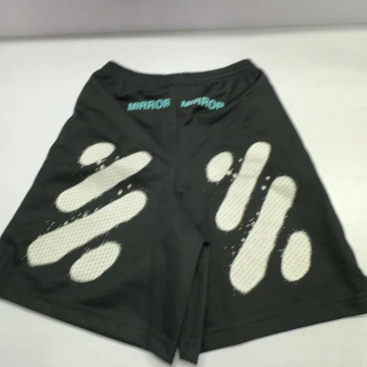 Off-White OFF-WHITE Black Letter Print Casual Shorts 0079 Size US 30 / EU 46 - 8 Thumbnail