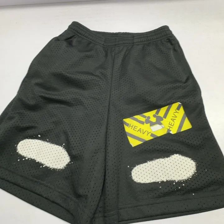 Off-White OFF-WHITE Black Letter Print Casual Shorts 0079 Size US 30 / EU 46 - 7 Thumbnail