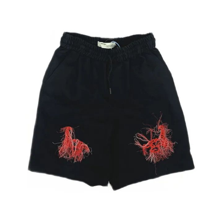 Off-White OFF-WHITE Casual Solid Color Drawstring Shorts 0079 Size US 30 / EU 46 - 2 Thumbnail