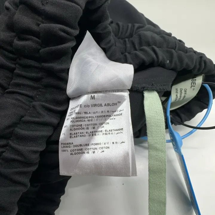 Off-White OFF-WHITE Casual Solid Color Drawstring Shorts 0079 Size US 30 / EU 46 - 4 Thumbnail