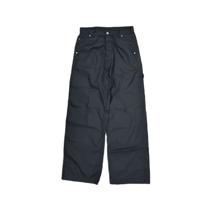 Off-White Off-White Black Wide-Leg Casual Pants for Men 0079 Size US 44 / EU 60 - 2 Thumbnail