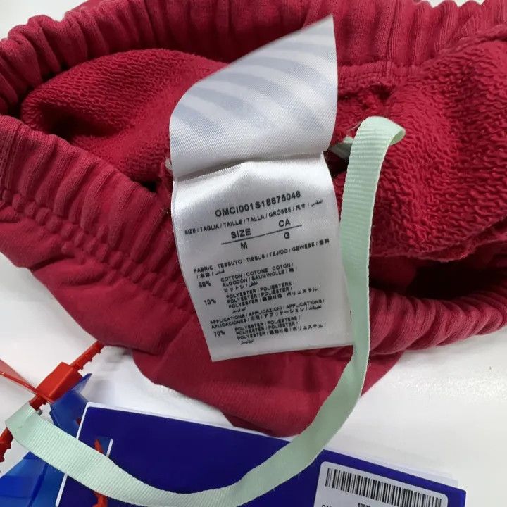 Off-White Off-White x Champion Red Embroidered Shorts 0079 Size US 30 / EU 46 - 3 Thumbnail