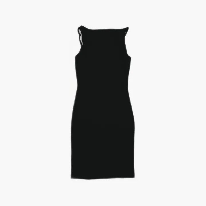 Off-White Off-White SS21 Logo Ribbed Slip Dress 0079 Size 26" / US 2 / IT 38 - 3 Thumbnail