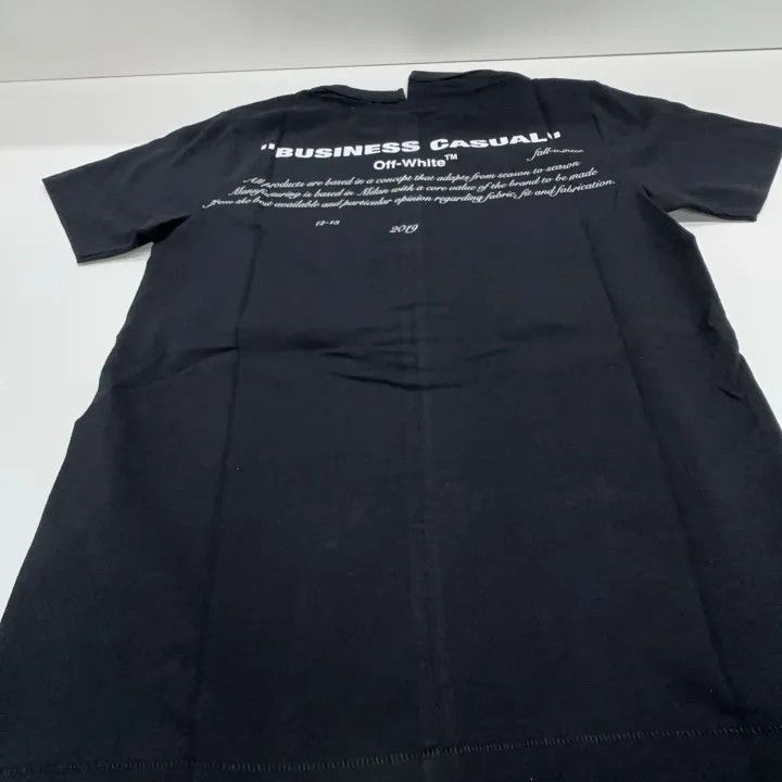 Off-White OFF-WHITE Black Graphic T-Shirt with Face Print 0079 Size US XXS / EU 40 - 7 Thumbnail