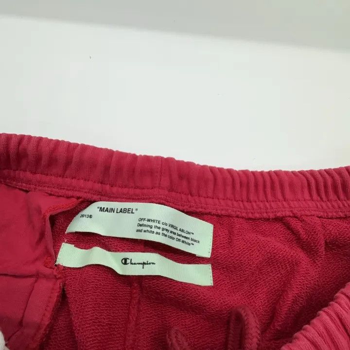 Off-White Off-White x Champion Embroidered Logo Shorts 0079 Size US 30 / EU 46 - 3 Thumbnail
